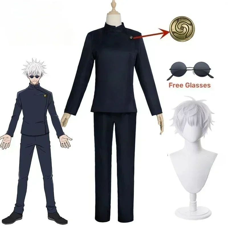 Anime Cosplay Jujutsu Kaisen - Anime Gojo Satoru Cosplay Uniform Jujutsu