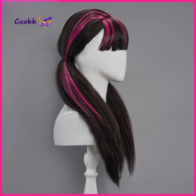 Draculauraa Cosplay Wig  Long  - Anime Cosplay Pink 评论和价格