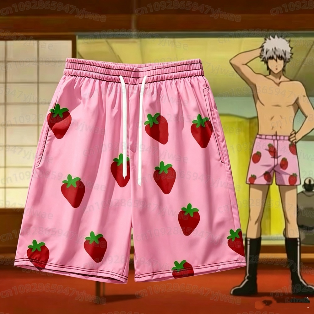 2026 Men's Pink Strawberry Sho - Anime Cosplay Party 评论和价格