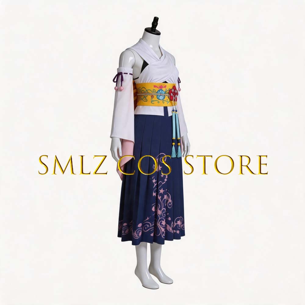 Smlz FFX Yuna Cosplay Anime FF - Anime Cosplay Outfit 评论和价格