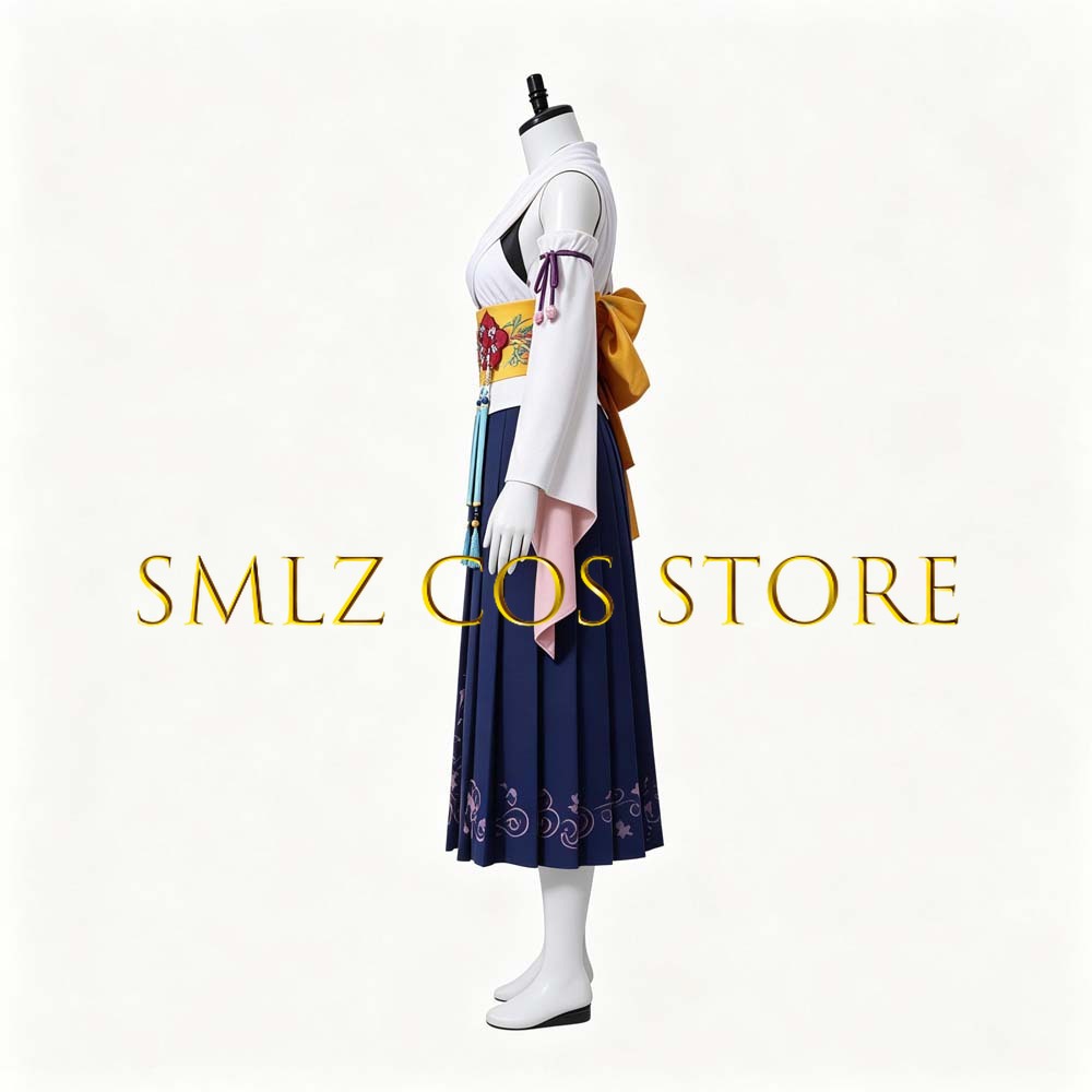 Smlz FFX Yuna Cosplay Anime FF - Anime Cosplay Outfit 评论和价格