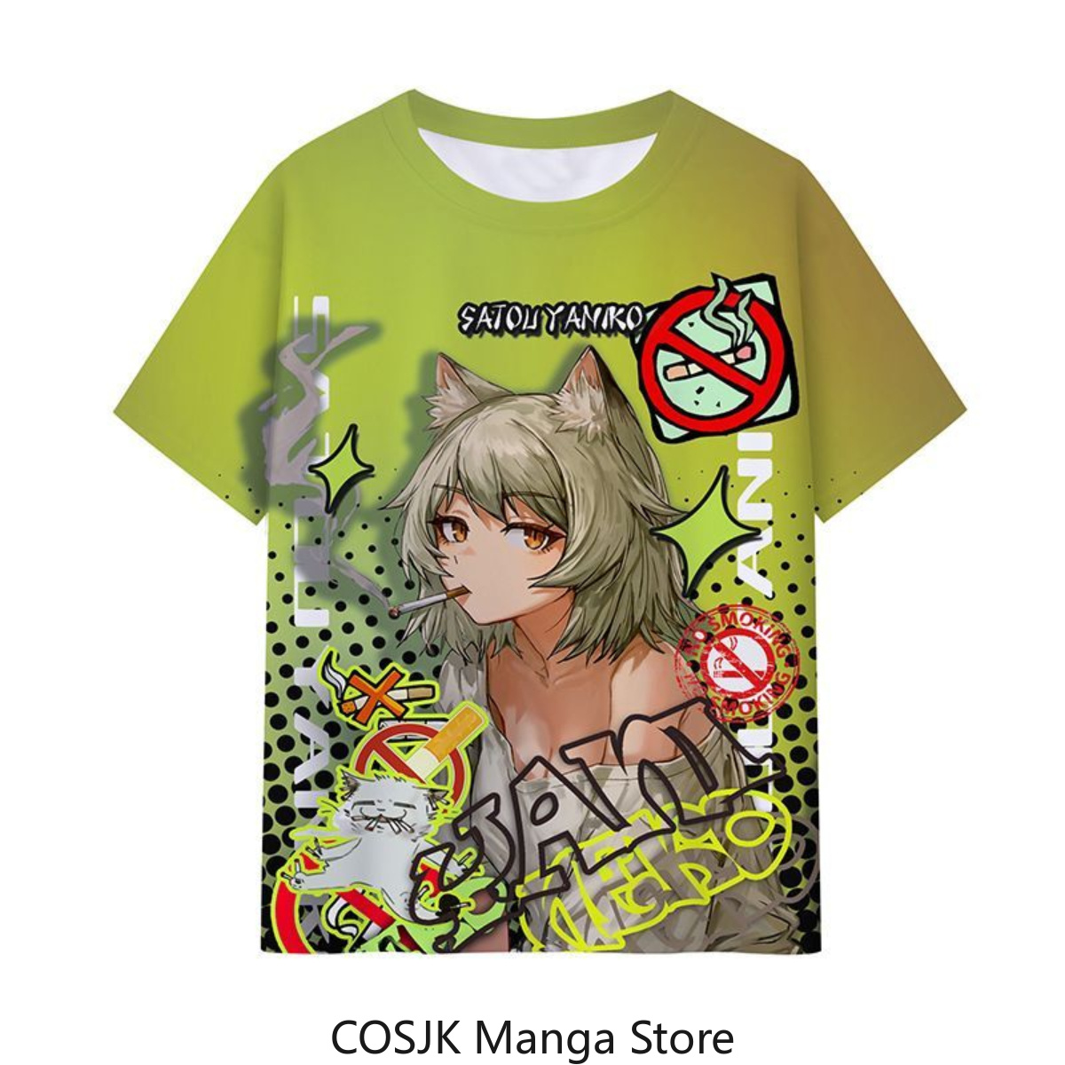 Anime Chainsmoker Cat Yani Nek - Anime Cosplay Cat 评论和价格