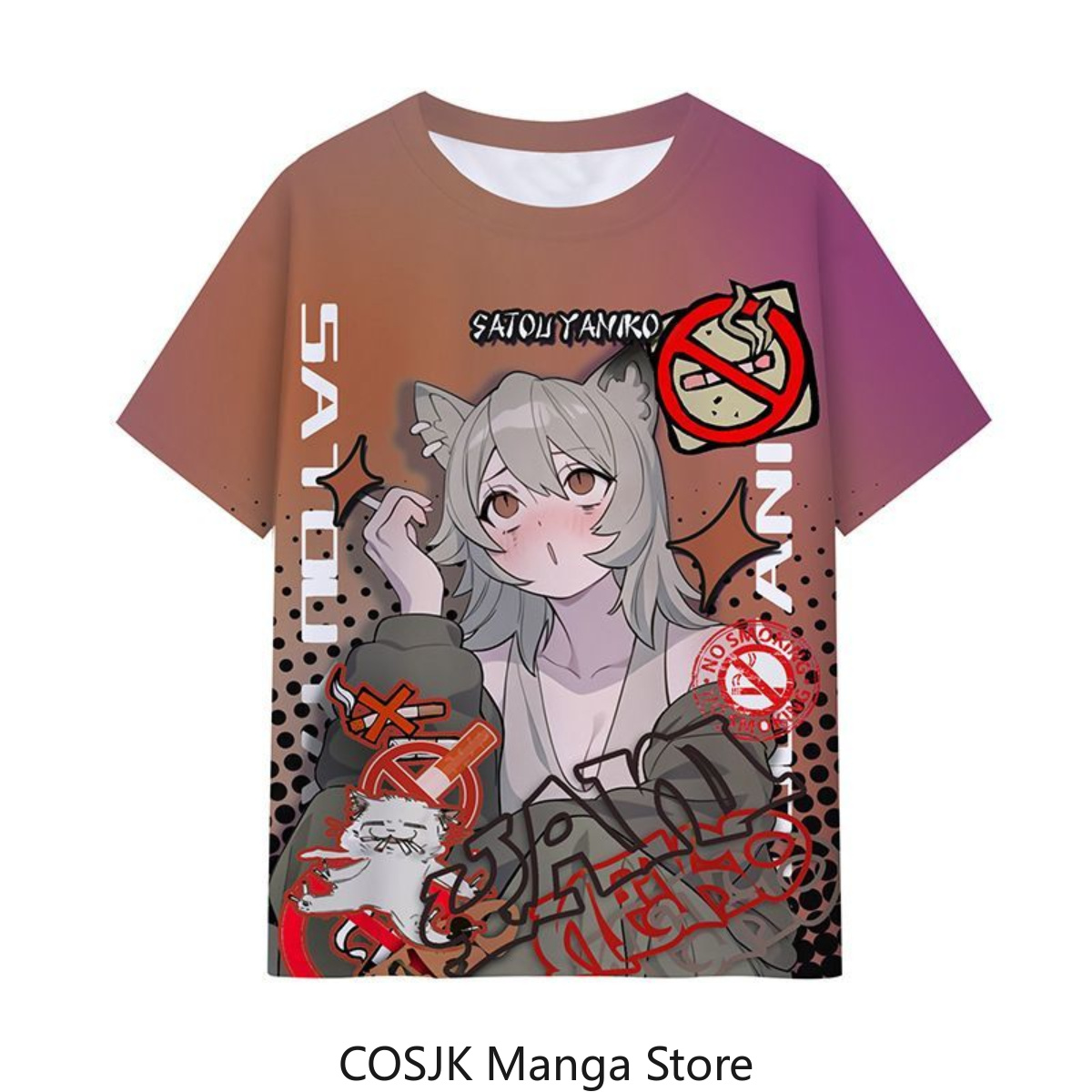 Anime Chainsmoker Cat Yani Nek - Anime Cosplay Cat 评论和价格