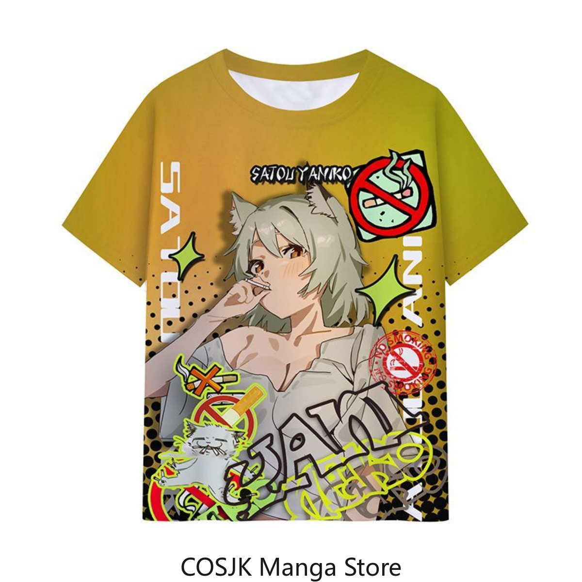 Anime Chainsmoker Cat Yani Nek - Anime Cosplay Cat 评论和价格