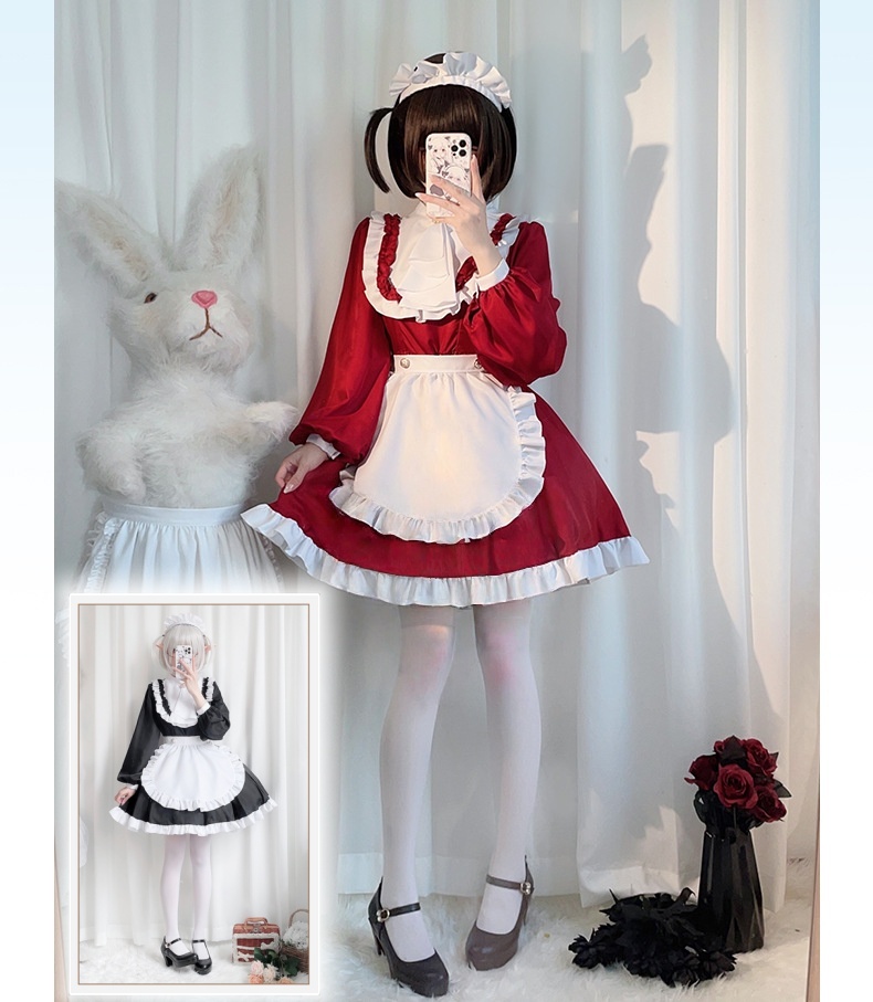 Japanese Style Y2K Jirai Kei C - Anime Cosplay Maid 评论和价格