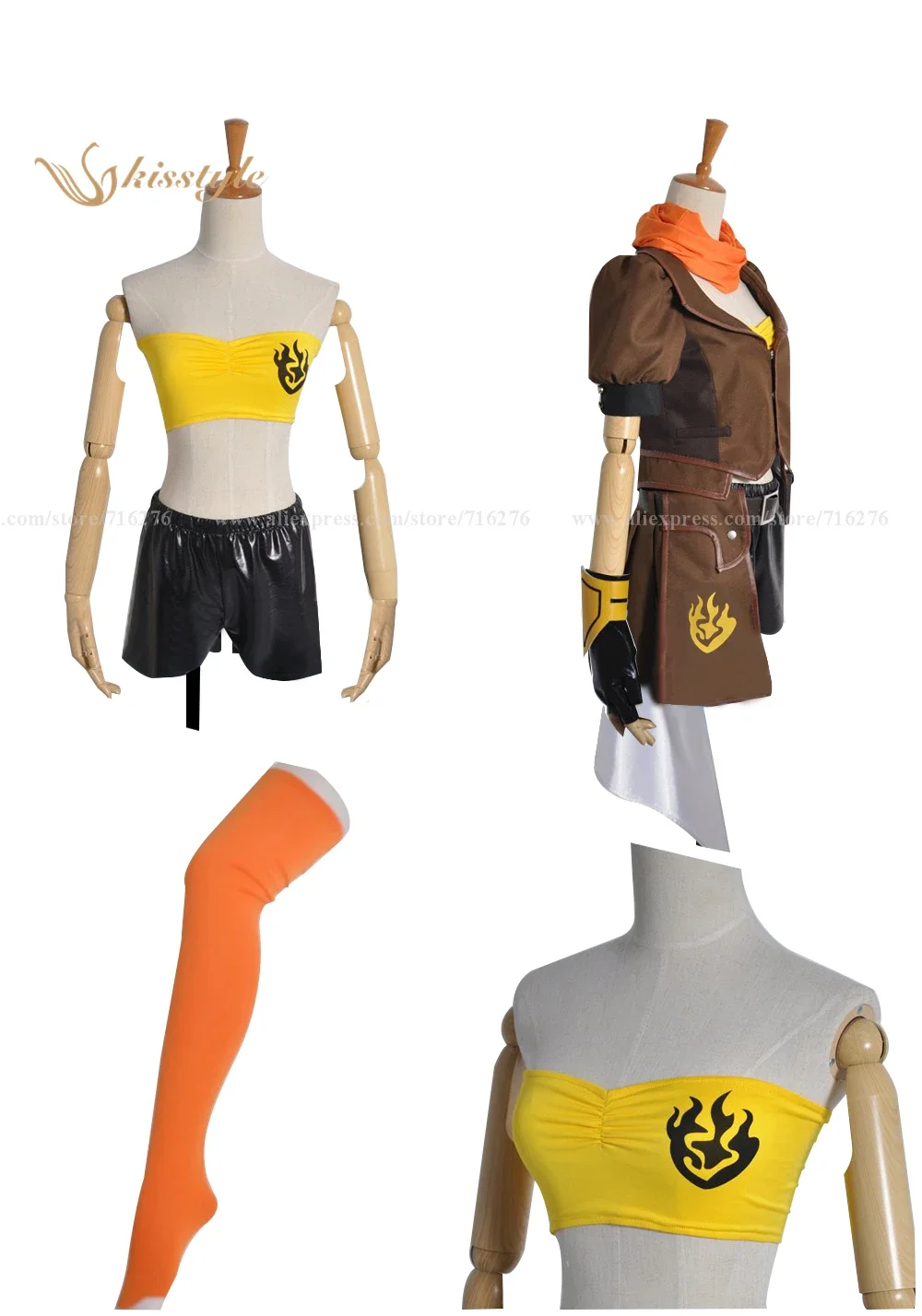Anime anime ruby Yellow Traile - Anime Yang Cosplay 评论和价格