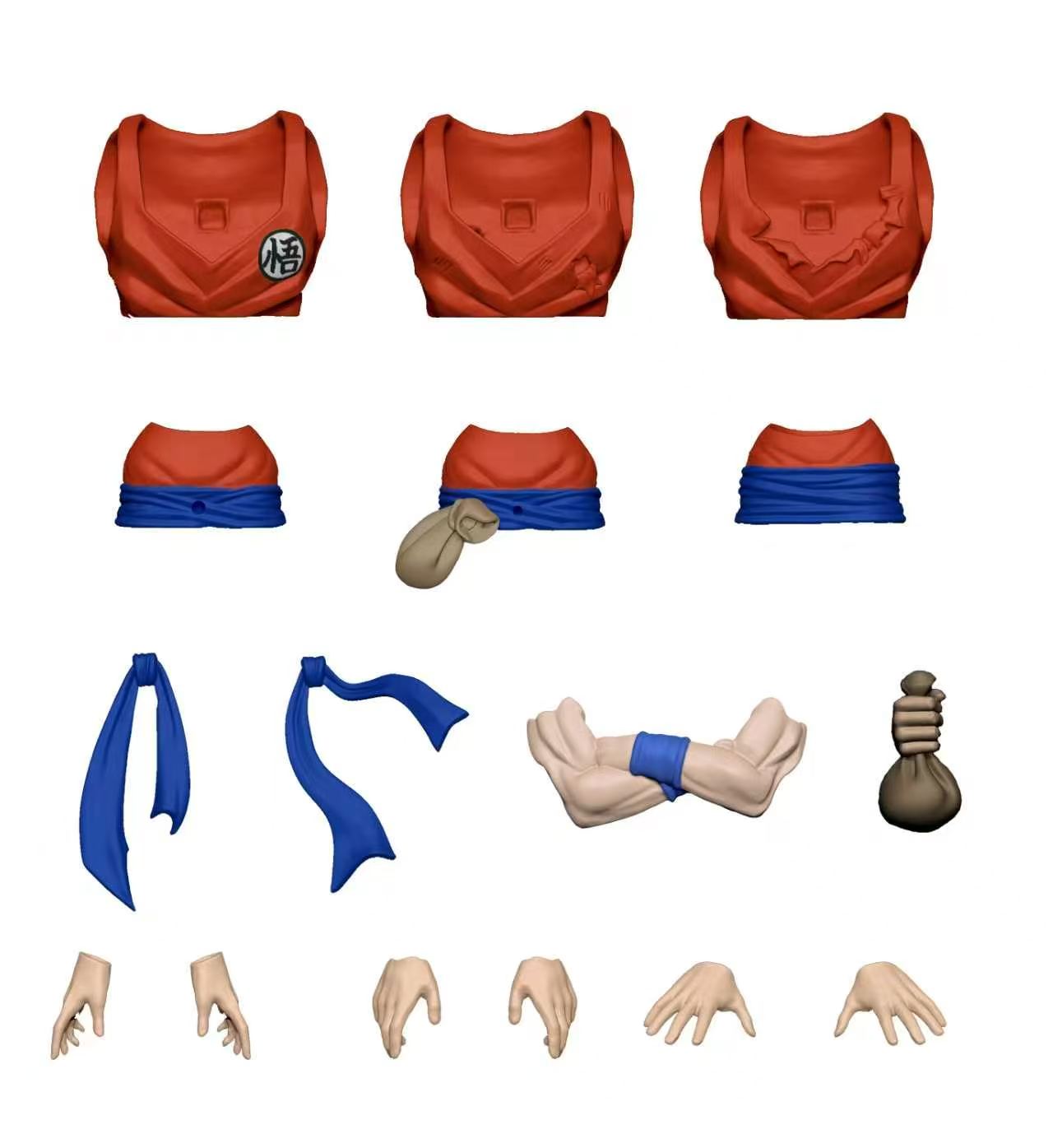 New DBZ Clothes Belt Crossed A - Dragon Ball Saiyan Armor 评论和价格