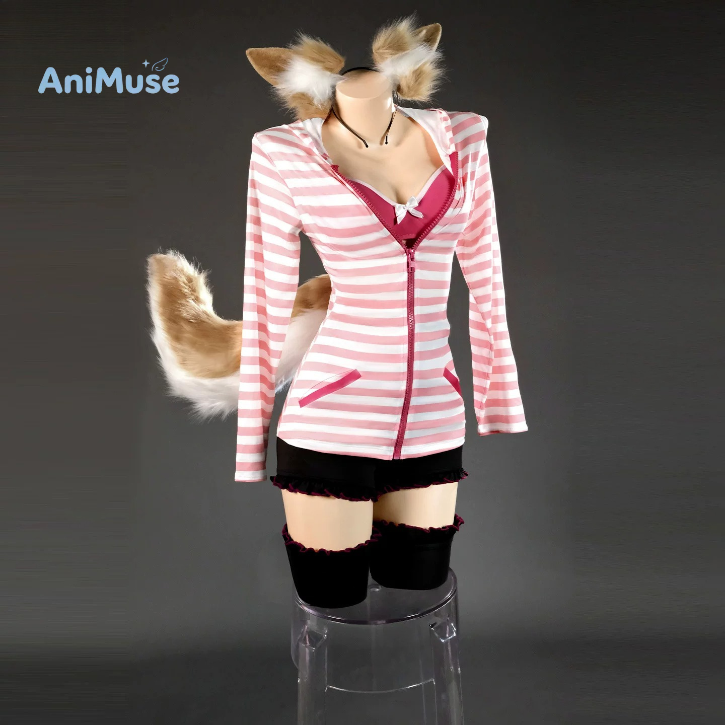 Tamamo no Mae Cosplay Costume  - Anime Cosplay Pink 评论和价格