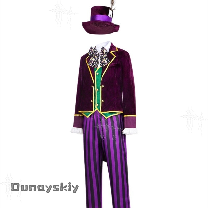Alice hat Hatter Cos Outfit Ha - Anime Cosplay Outfits Male 评论和价格
