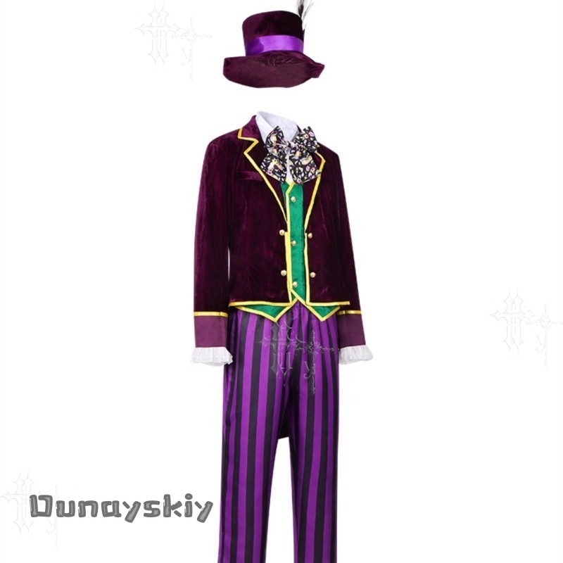 Alice hat Hatter Cos Outfit Ha - Anime Cosplay Outfits Male 评论和价格