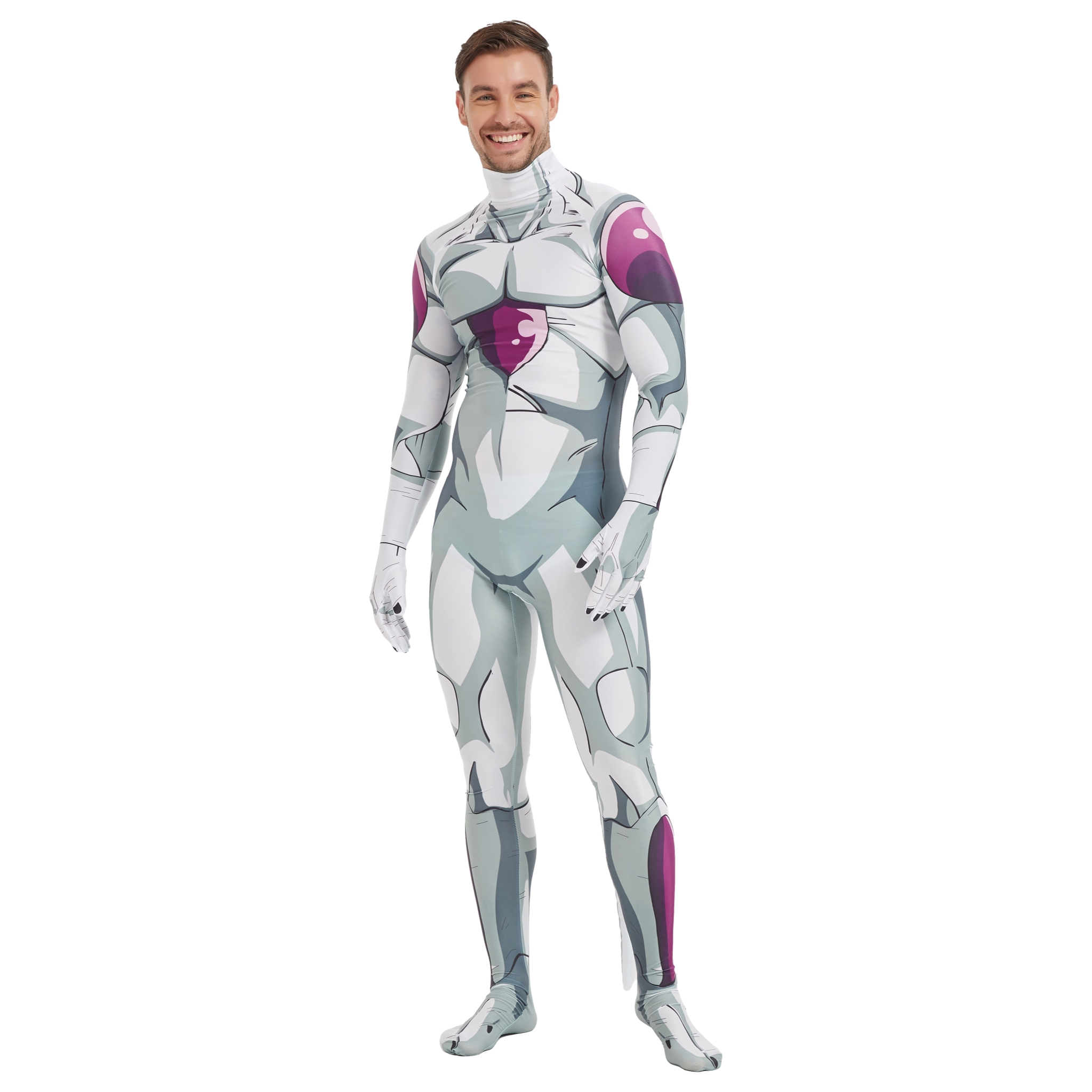 Frieza Cosplay Spandex Zentai  - Dragon Ball Saiyan Armor 评论和价格