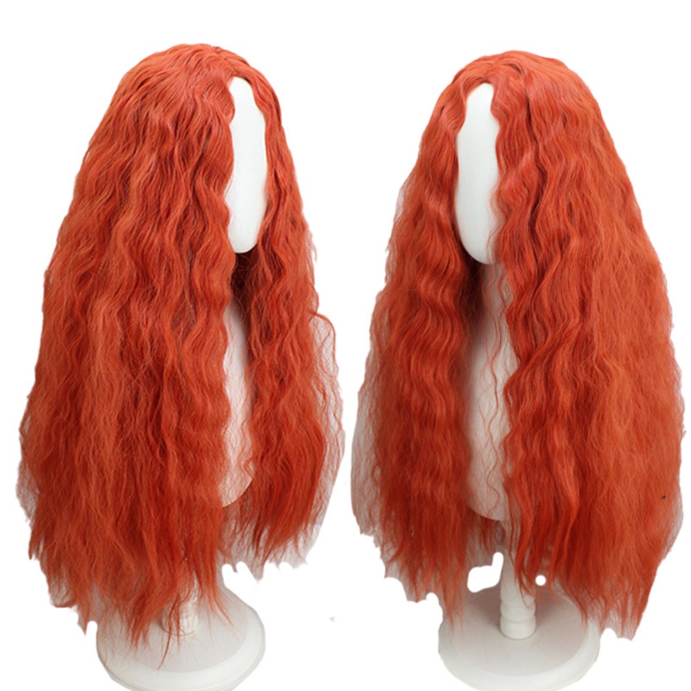 Malenia Cosplay Wig Orange Red - Anime Cosplay Orange Hair 评论和价格