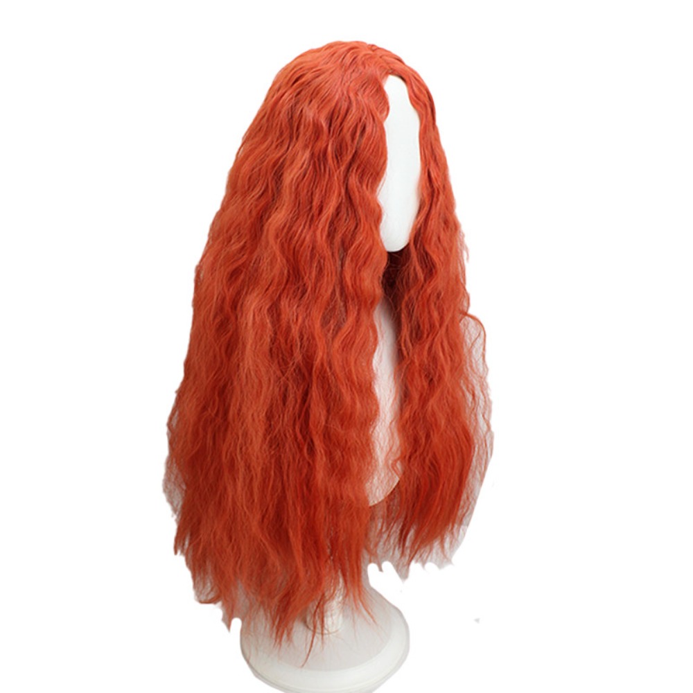 Malenia Cosplay Wig Orange Red - Anime Cosplay Orange Hair 评论和价格